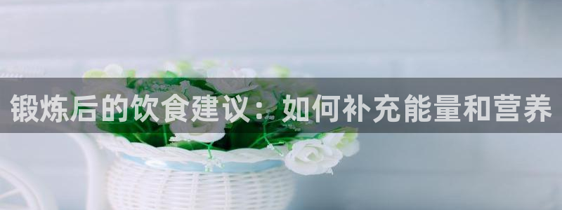 球王会体育：锻炼后的饮食建议：如何补充能量和营养