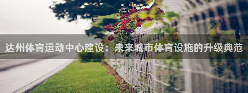 球王会体育：达州体育运动中心建设：未来城市体育设施的升级典范
